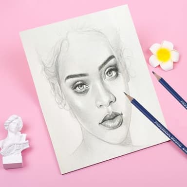 Drawing Sketching Pencil Set, 26 pcs Draw Supplies Kit, 14 Graphite (12B -6H), Charcoal Erasers Sharpener Extender, Ideal for Drawing Art, Sketching, Shading, Artist Pencils for Beginners Pro Artists - Image 4