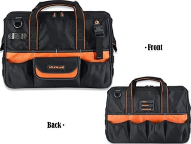 WELKINLAND 16" Tool Bags - 34-Pocket Heavy Duty Open Top Organizer for HVAC & Electricians - Image 6
