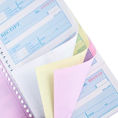 Money Rent Receipt Book,7.9x11.22 Inches 3 Part Carbonless,Receipt Book with Carbon Copies,Cash Receipt Book,100 Sets per Book - Image 3