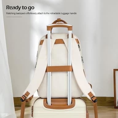 Coolife Luggage Set 3 Piece Luggage Set Carry On Suitcase Hardside Luggage with TSA Lock Spinner Wheels(Navy, 3 piece set (BP/TB/20)) - Image 6