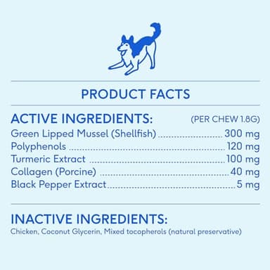 Native Pet Pain Relief for Dogs - Collagen for Dogs Promotes Joint Health, Reduce Inflammation & Stiffness - Senior Pup Joint Supplement - Natural Pain Reliever for Active & Aging Pets - 120 Chews - Image 5