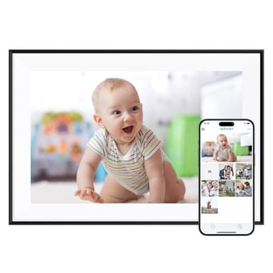 Dragon Touch 10.1'' WIFI Digital Picture Frame - 1280*800 HD IPS Touch Screen Digital Photo Frame Display, Auto-Rotate, Share Photos/Videos Instantly via Free App Best Gifts for Birthday, Wedding, Mom - Image 1