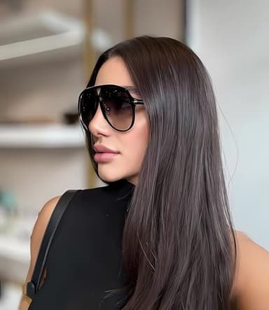 GUVIVI Retro Aviator Sunglasses for Women Men Oversized Classic 70s Vintage Trendy Square Aviators Set Tortoise Sun Glasses - Image 9