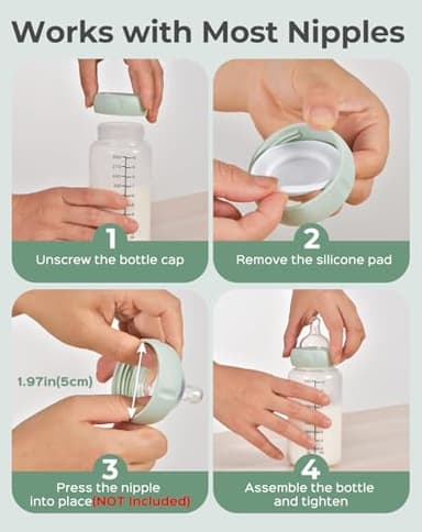 Xaproo 22oz Breast Milk Cooler Bottle, Portable Milk Cooler for Breastmilk with 360° Total Cooling for 24 Hours, Breastmilk Chiller with 2pcs Baby Bottles, Breastfeeding Essentials for Baby, BPA-Free - Image 5