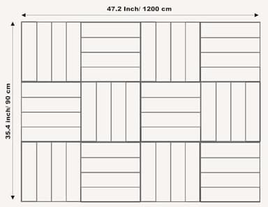 DECORITA Felt Bulletin Board Tiles | Modern Cork Board Alternative | Large Cork Boards for Walls | Aesthetic Felt Wall Panels for Office & Home Decor | Pinboard & Photo Board (12-Pack) | Tree - Image 4