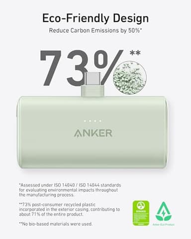 Anker iPhone 16 Portable Charger, Nano Power Bank with Built-in USB C Connector, 5,000mAh Portable Charger 22.5W, for iPhone 16/15 Series, Samsung S22/23 Series, iPad Pro/Air, AirPods, and More - Image 7