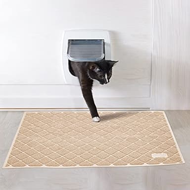 Niubya Premium Cat Litter Mat, 47" Long x 35" Wide, Non-Slip and Waterproof Design, Soft on Paws, Easy to Clean - Image 8