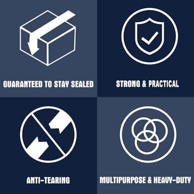 PANDRI Clear Packing Tape, 24 Rolls Heavy Duty Packaging Tape for Shipping Packaging Moving Sealing, 1.88 inches Wide, 65 Yards Per Roll, Total 1560 Yards - Image 6