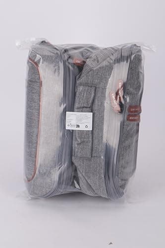 Lumesner Carry on Travel Backpacks, Extra Large 40L Flight Approved for Men & Women,Expandable Suitcase backpack (Grey (Backpack With 4 Packing Cubes)) - Image 8