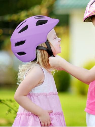 XJD Toddler Helmet Kids Bike Helmet for Infant/Baby Multi-Sport Adjustable Skateboard for Kids Boys Girls Lightweight for Age 1 and Older (Light Purple, X-Small: 18.11"-20.08" / 46-51 cm) - Image 8