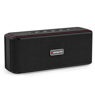 Monster Shock Plus Bluetooth Speaker, Portable Speaker with 30W Loud Stereo Sound, Bluetooth 5.4, TWS Pairing, 15H Playtime, Support AUX/TF Card, IPX6 Waterproof Wireless Speakers for Outdoor, Home - Image 1
