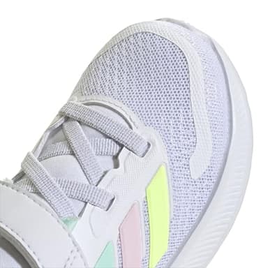 adidas Unisex-Baby Run Falcon 3.0 Sportswear, White/Clear Mint/Clear Pink, 8.5 - Image 2