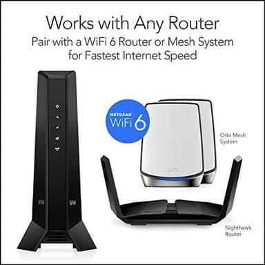 NETGEAR - Nighthawk 32 x 8 DOCSIS 3.1 Cable Modem - Image 4