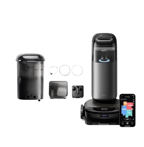 eufy Robot Vacuum Omni S1 Pro with All-in-One Station, HydroJet Robot Vacuum and Mop Combo, Eco-Clean Ozone, 8000 Pa Suction + Automatic Water Refill and Drainage System - Image 1