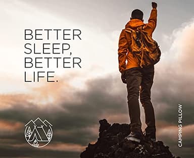 Vaverto Gray Travel and Camping Pillow - Compressible Medium Firm Memory Foam, Viscose Made from Bamboo Cover, Machine Washable, Ideal for Backpacking, Airplane, Car Travel - Image 6