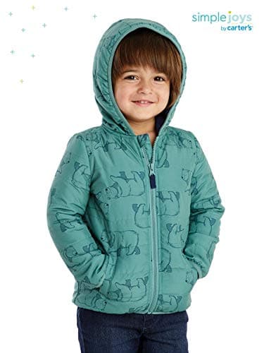 Simple Joys by Carter's Baby and Toddler Boys' Puffer Jacket - Image 4