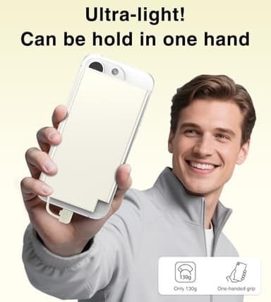 Thin Portable Charger for Phone with Built in Lightning Cable- 5000mAh Slim Travel Power Bank Compatible with iPhone 14/13/12/11/X/8/7/6/5 Series Thin Battery Pack (Not for iPhone 16 15 Series) - Image 5