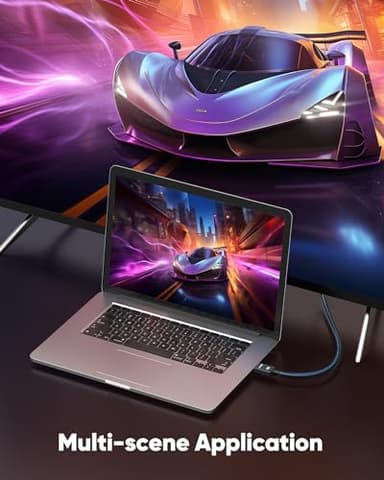 Capshi 4K Long HDMI Cable 50ft/15M, in-Wall CL3 Rated HDMI Cable 2.0 Support (HDR10 8/10bit 18Gbps HDCP2.2 ARC) High Speed HD Shielded Cord Compatible for TV, Laptop, PC, HDTV - Image 7