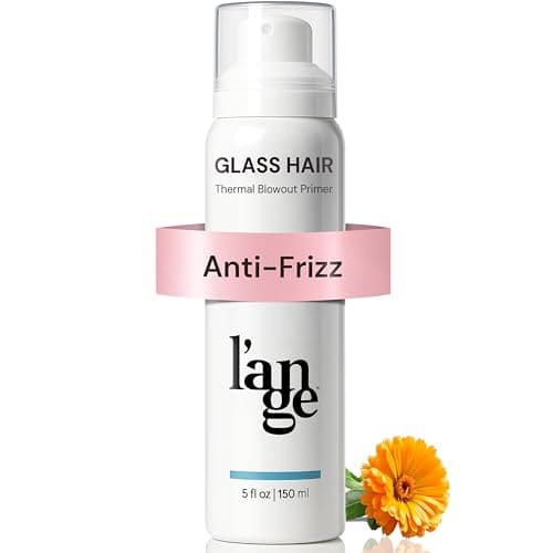 L'ANGE HAIR Glass Hair Thermal Blowout Primer | Heat Protectant Spray for Frizz Control & Shine | Blow Dry Support Styling Mist | For All Hair Types | 5 fl oz - Image 1