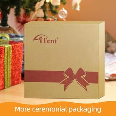 Cat Tunnels for Indoor Cats with Cube Tent Toys Combo, Pop Up Collapsible Crinkle Interactive Peek Hole, Cat Tube with Play Ball,Bell and Cat Spring Toys for Kitten, Puppy, Kitty, Rabbit - Set of 3 - Image 6