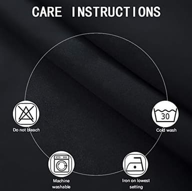 LEMOMO Blackout Curtains 52 x 108 inch/Black Curtains Set of 2 Panels/Thermal Insulated Room Darkening Bedroom Curtains - Image 4