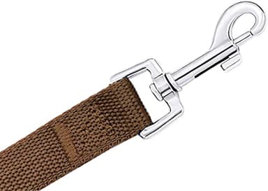 PETGOGO 15ft 20ft 30ft 40ft 50ft Long Dog/Puppy Lead Obedience Recall Training Dog Leashes for Small Medium Dogs Camping, Training, Play, or Backyard (Brown, 1" x 40FT) - Image 4