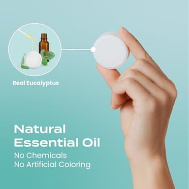 Body Restore Shower Steamers Aromatherapy 15 Pack - Christmas Stocking Stuffers for Men, Birthday Gifts for Women, White Elephant, Relaxation, Self Care - Eucalyptus - Image 2