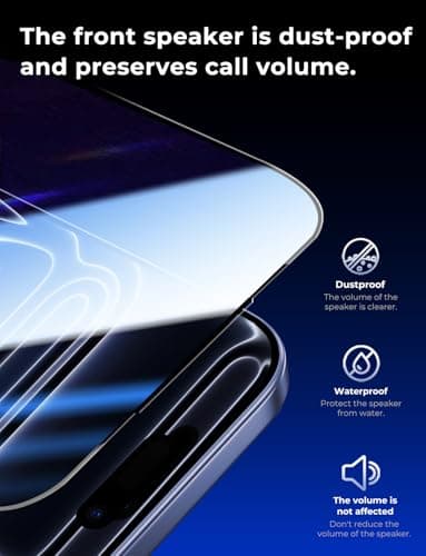 MAGIC JOHN 2 Pack for iPhone 17 Pro [6.3 inch] Tempered Glass Screen Protector, Auto Dust-Elimination, Bubble Free, HD Clear, Easy Installation, 17Pro 6.3'' - Image 6