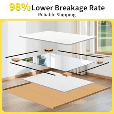 InfiniGlass Home Gym Mirror - 80x40 Inch, 2PCS Frameless Tempered Glass Full Body Mirror for Wall Mount - Ideal for Yoga, Workout, Bedroom, Dance Studio (Silver) - Image 6