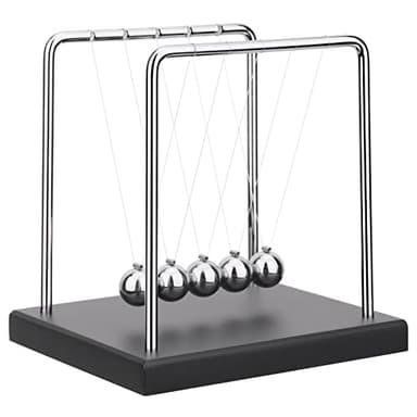 QLKUNLA Newtons Cradle Balance Balls Science Physics Gadget Desktop Decoration Kinetic Motion Toy for Home and Office - Image 1