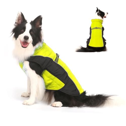 Warm Dog Winter Coat, Gimilife Dog Cold Weather Coats Waterproof Apparel Clothes Pet Jacket Padded Vest Outfit for Small Medium Large Dogs - Image 1