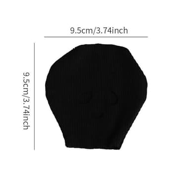 2026 New 17cm Doll Fashion Clothes Set: Black Head Cover, Three-Layer Gold Necklace - Funny Outfits & Accessories for Unique Style (Doll Not Included) - Image 5