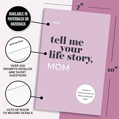 Tell Me Your Life Story, Mom: A Mother’s Guided Journal and Memory Keepsake Book (Tell Me Your Life Story® Series Books) - Image 4