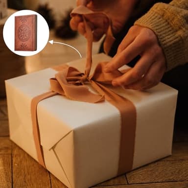 2 Pack Leather Vintage Journal for Men Soft Cover Lined Pages Notebook 180 Lay Flat for Writing Travel Diary, 5.7'' x 8.3'', Black, Brown - Image 7