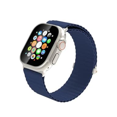 Sport Bands Compatible with Apple Watch Band 49mm 46mm 45mm 44mm 42mm for Women Men, Breathable Nylon Sport Loop Straps Wristbands for iWatch Series 10 9 8 7 6 SE 5 4 3 2 Ultra Ultra 2 - Image 1