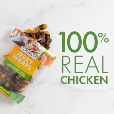 Pur Luv Chicken Wrapped Sweet Potato Dog Treats, Rawhide Free Jerky Wraps, Made with Real Chicken, 16 Oz, Healthy, Easily Digestible, Long Lasting, High Protein Treat, Satisfies Dog's Urge to Chew - Image 6