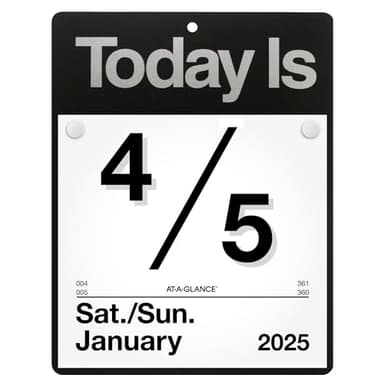 AT-A-GLANCE 2025 "Today Is" Daily Wall Calendar, 8-1/2" x 8", Large (K40025) - Image 2