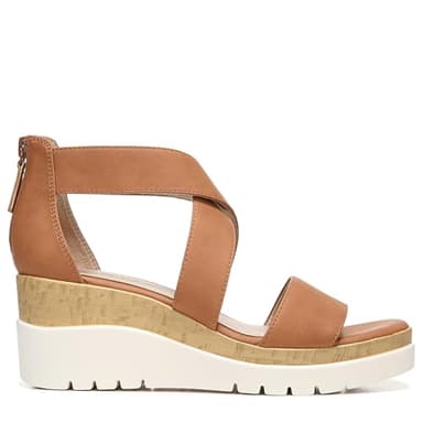 Naturalizer SOUL Women's Goodtimes Wedge Sandal Toffee 9 M - Image 6
