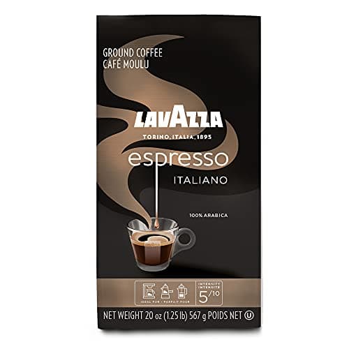 Lavazza Espresso Ground Coffee, Medium Roast, 100% Arabica, 20 oz Bag (Pack of 1) - Image 1