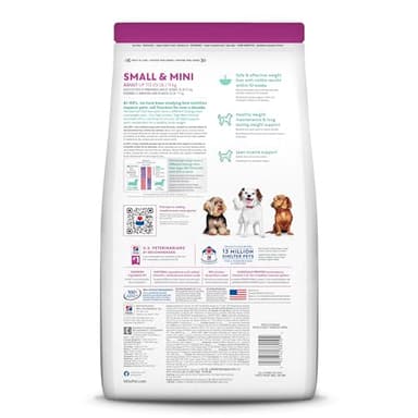 Hill's Science Diet Perfect Weight, Adult 1-6, Small & Mini Breeds Weight Management Support, Dry Dog Food, Chicken Recipe, 4 lb Bag - Image 2