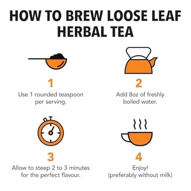 Twinings Lemongrass & Peppermint Loose Leaf Infusion Herbal Tea, 2.65 Ounce (75g) Pouch, Naturally Caffeine-Free, Enjoy Hot or Iced - Image 4