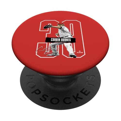 Corbin Burnes | Arizona Baseball Players | MLBCOR301N PopSockets Adhesive PopGrip - Image 1