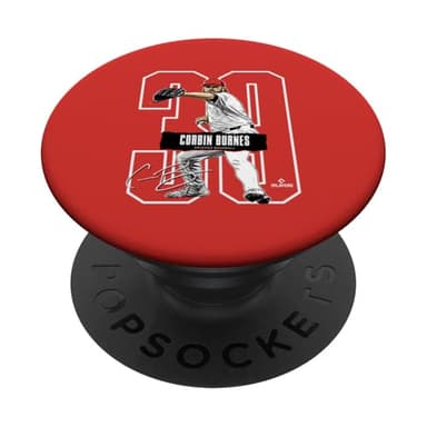 Corbin Burnes | Arizona Baseball Players | MLBCOR301N PopSockets Adhesive PopGrip - Image 1