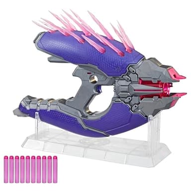 Nerf LMTD Halo Needler Dart-Firing Blaster, Light-Up Needles, 10-Dart Rotating Drum, 10 Elite Darts, Game Card with in-Game Content - Image 1