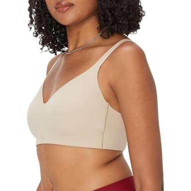 Champion Women's Sports, Soft Touch, Moisture-Wicking Bra, Retired, Champagne Frost, Small - Image 2
