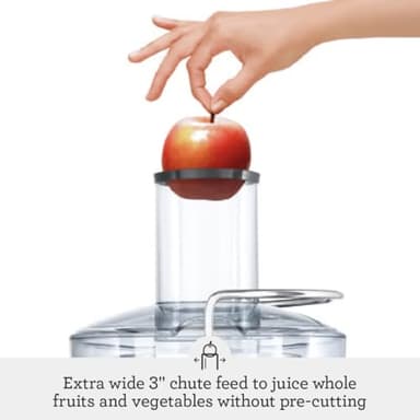 Breville BJE200XL Juice Fountain Compact Centrifugal Machine, 25 fl oz, Silver - Image 5