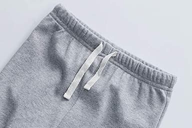 Owlivia 100% Organic Cotton Baby Boy Girl 2-Pack Wiggle Pants Jogging Pants(Dark Grey Melange & Olive Green, 3-6 Months) - Image 2