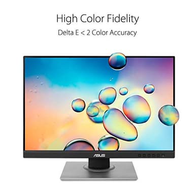 ASUS ProArt Display PA248QV 24.1” WUXGA (1920 x 1200) 16:10 Monitor, 100% sRGB/Rec.709 ΔE < 2, IPS, DisplayPort HDMI D-Sub, Calman Verified, Anti-glare, Tilt Pivot Swivel Height Adjustable, Black - Image 5