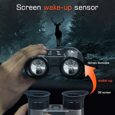 3D VR Night Vision Goggles,8K UHD Night Vision Binoculars for Adults, Auto Wake and Seamless 3D Integration Tech,Infrared Goggles, Rechargeable with 8K Photo&4K Video - Image 5