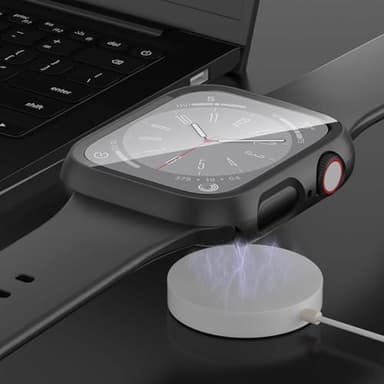 6-Pack Case Compatible with Apple Watch Series 11 10 46mm with Tempered Glass Screen Protector, QCKANLJ Ultra-Thin Hard PC Protective Face Cover Bumper for iWatch 11/10 46 mm - Image 5